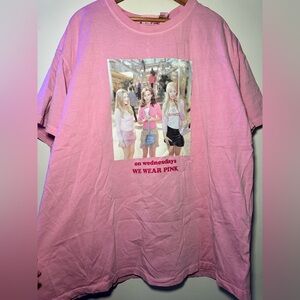 Forever 21 Mean Girls Pink Graphic Tee Size XL